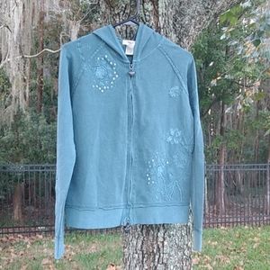 Vertigo Paris Beaded Embroidered Hooded Jacket